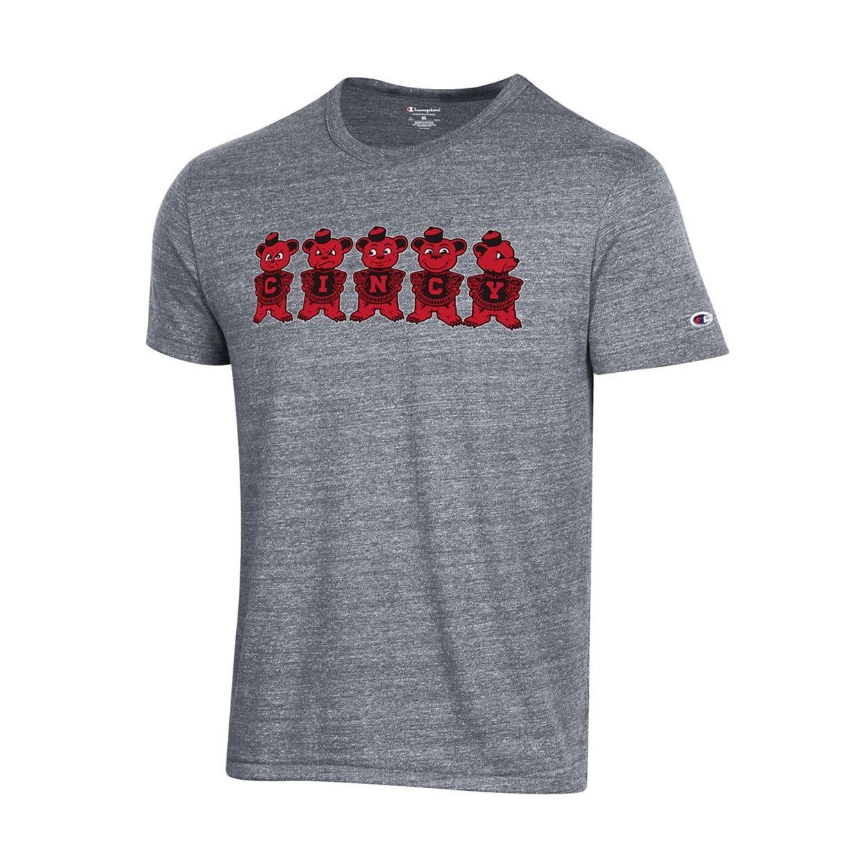 Cincinnati Bearcats Champion 1960s CINCY T-shirt, Size: 2XL