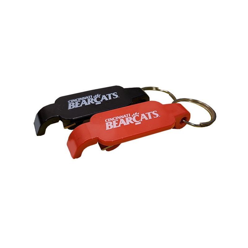 Cincinnati Bearcats Rev Athletic Logo Bottle Opener Keychain