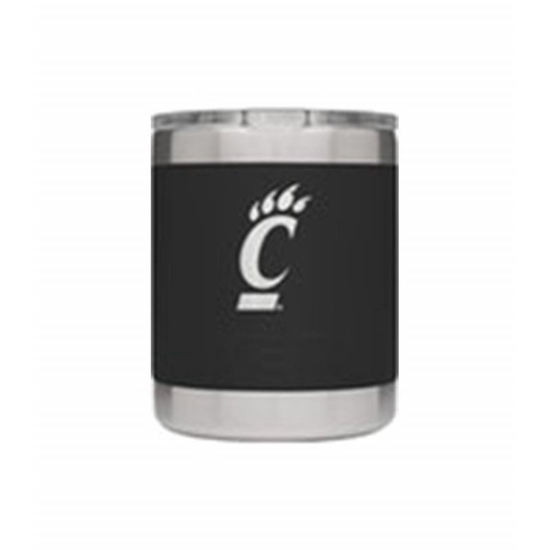 Yeti Cincinnati Bearcats Lowball 10oz White Tumbler, Color: WHITE