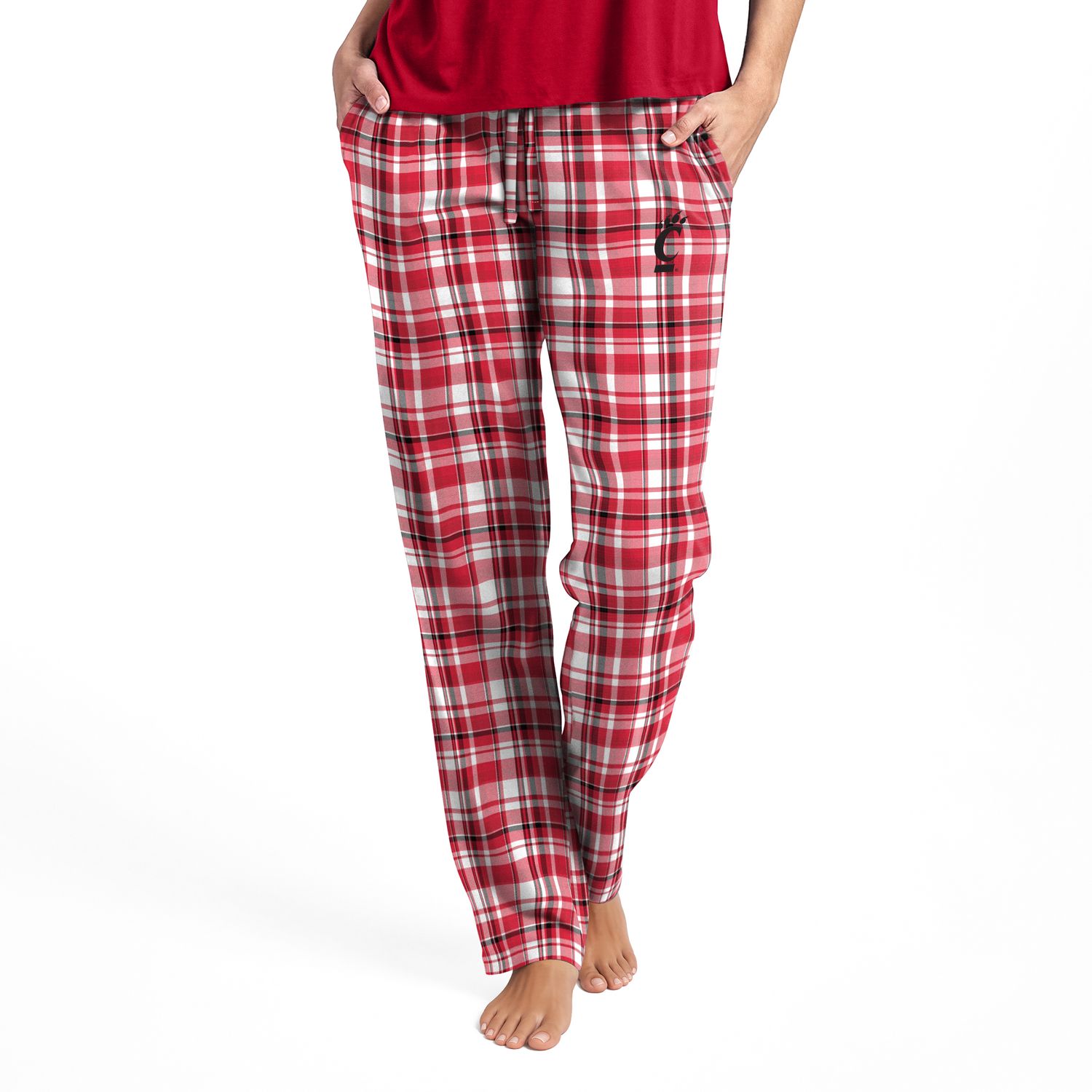 University of Cincinnati Bearcats Women’s Plaid Lounge Pants