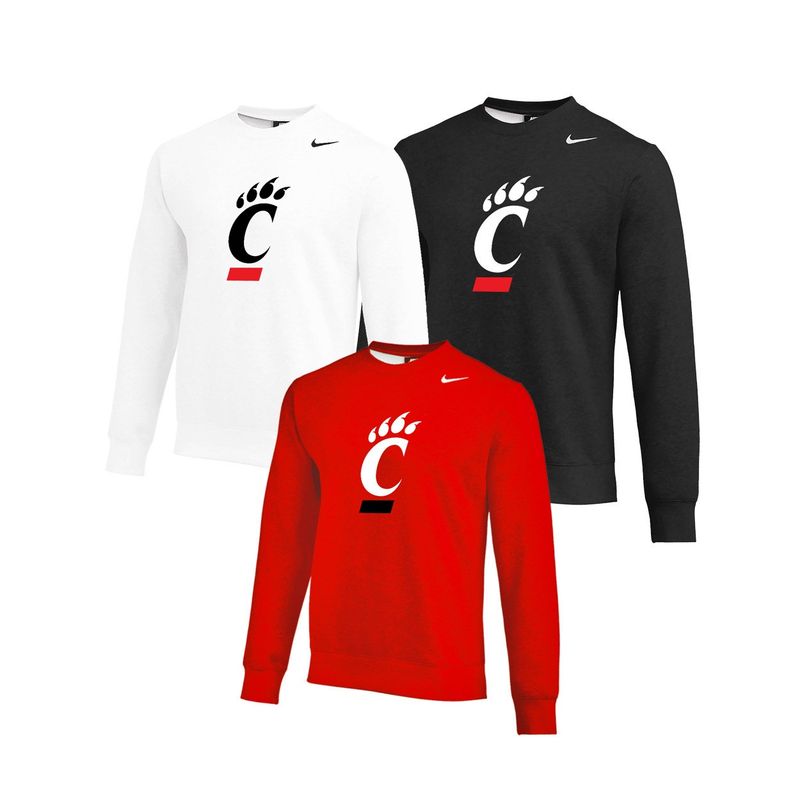 Nike Cincinnati Bearcats C-Paw Club Fleece Crew