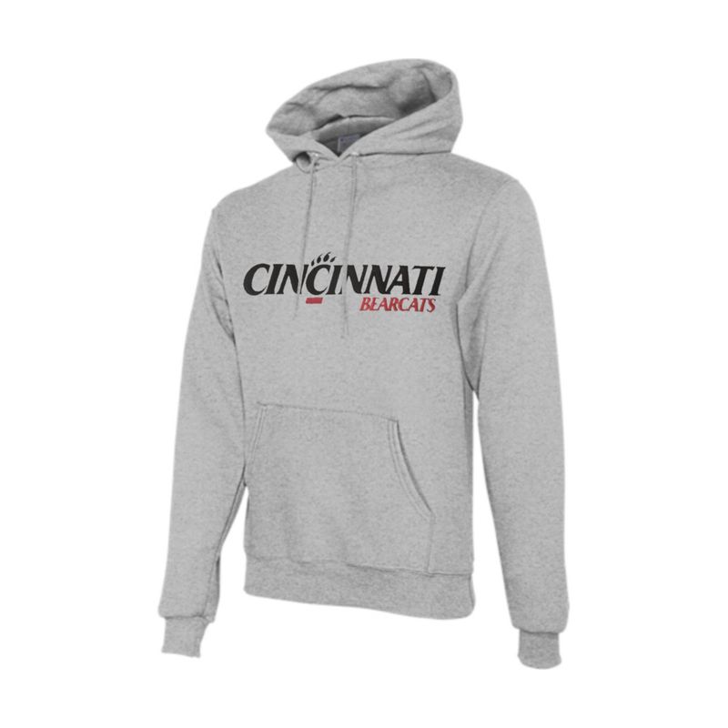 Champion Cincinnati Bearcats Logo in Twill Gray Hood