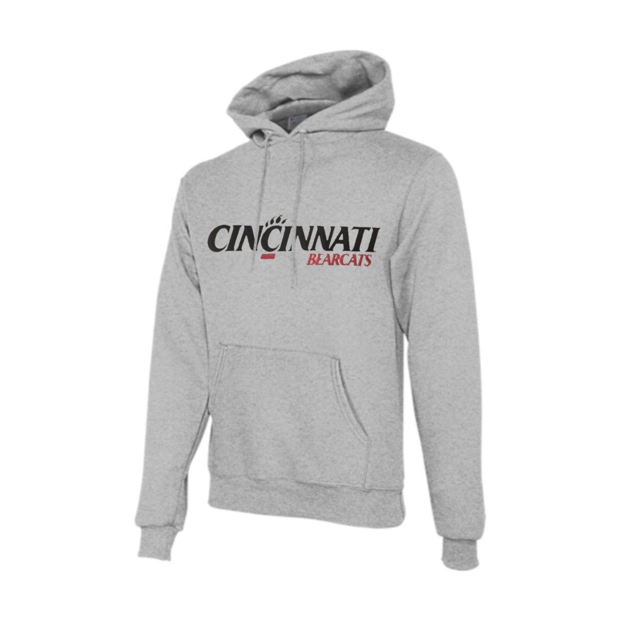 Champion Cincinnati Bearcats Logo in Twill Gray Hood, Size: 2XL