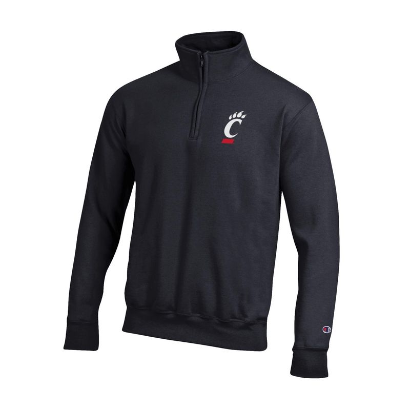 Cincinnati Bearcats Champion Fleece C-Paw Quarter-Zip