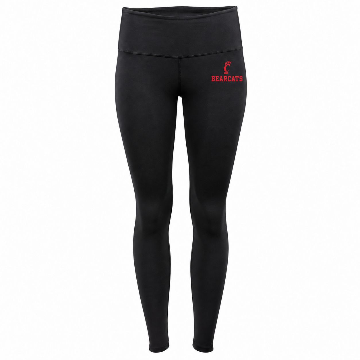 Cincinnati Bearcats Women’s  Red C-Paw High-Waisted Leggings, Size: S
