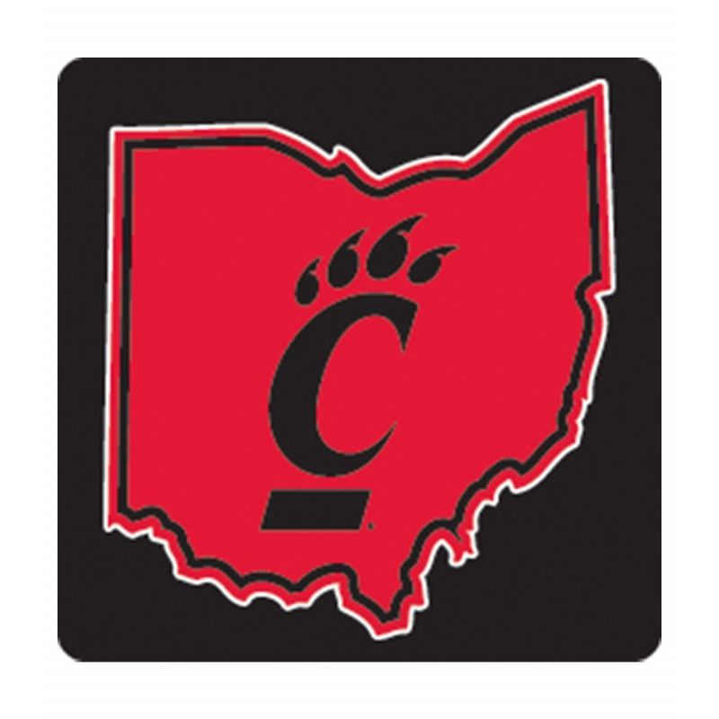 Auto Decal - C-Paw in State-Red, Size: MINI