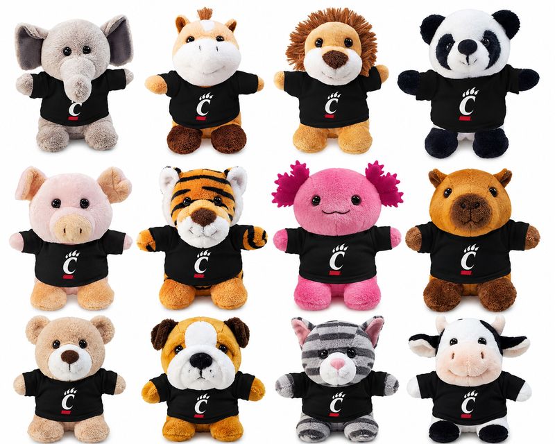 Cincinnati Bearcats Plush Stubbie with C-Paw Shirt