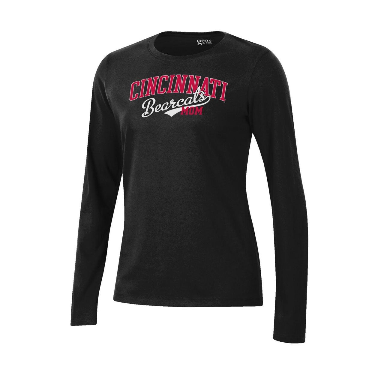 Gear for Sports Cincinnati Bearcat Mom Black Long Sleeve Tee, Size: S