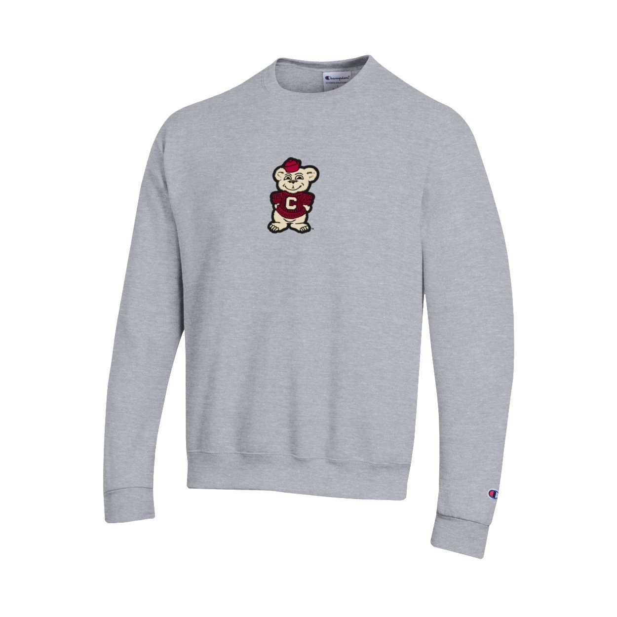 Champion Cincinnati Retro 1960s Mascot Crew, Color: GRAY, Size: 2XL