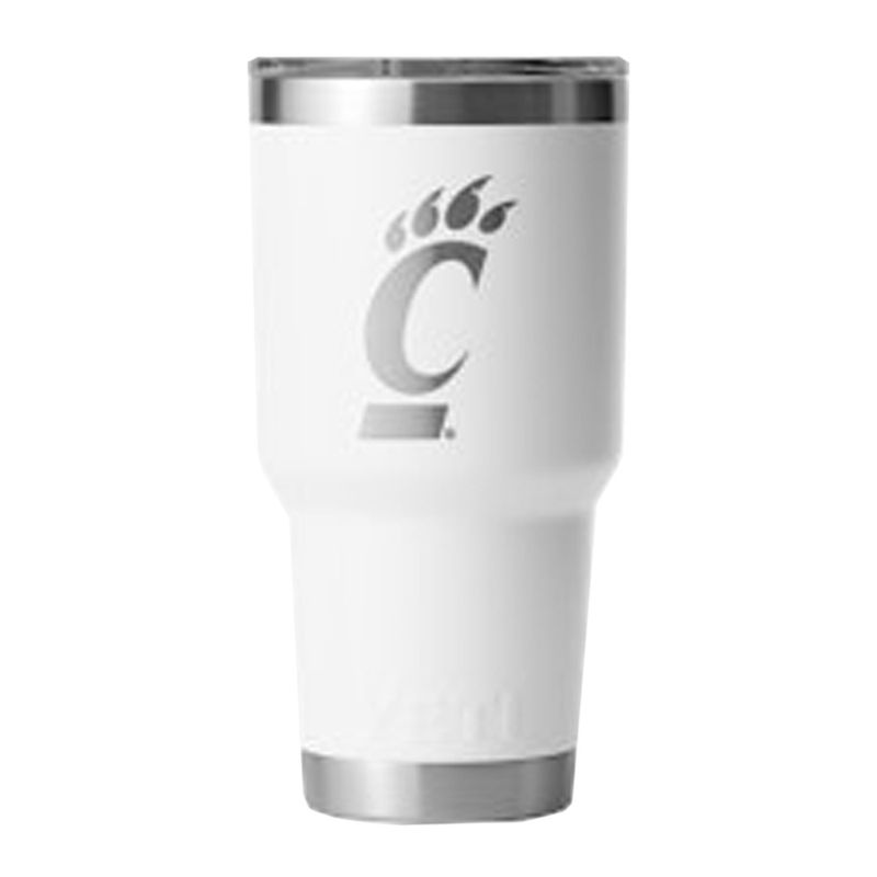Yeti Cincinnati Bearcats 30oz White Tumbler