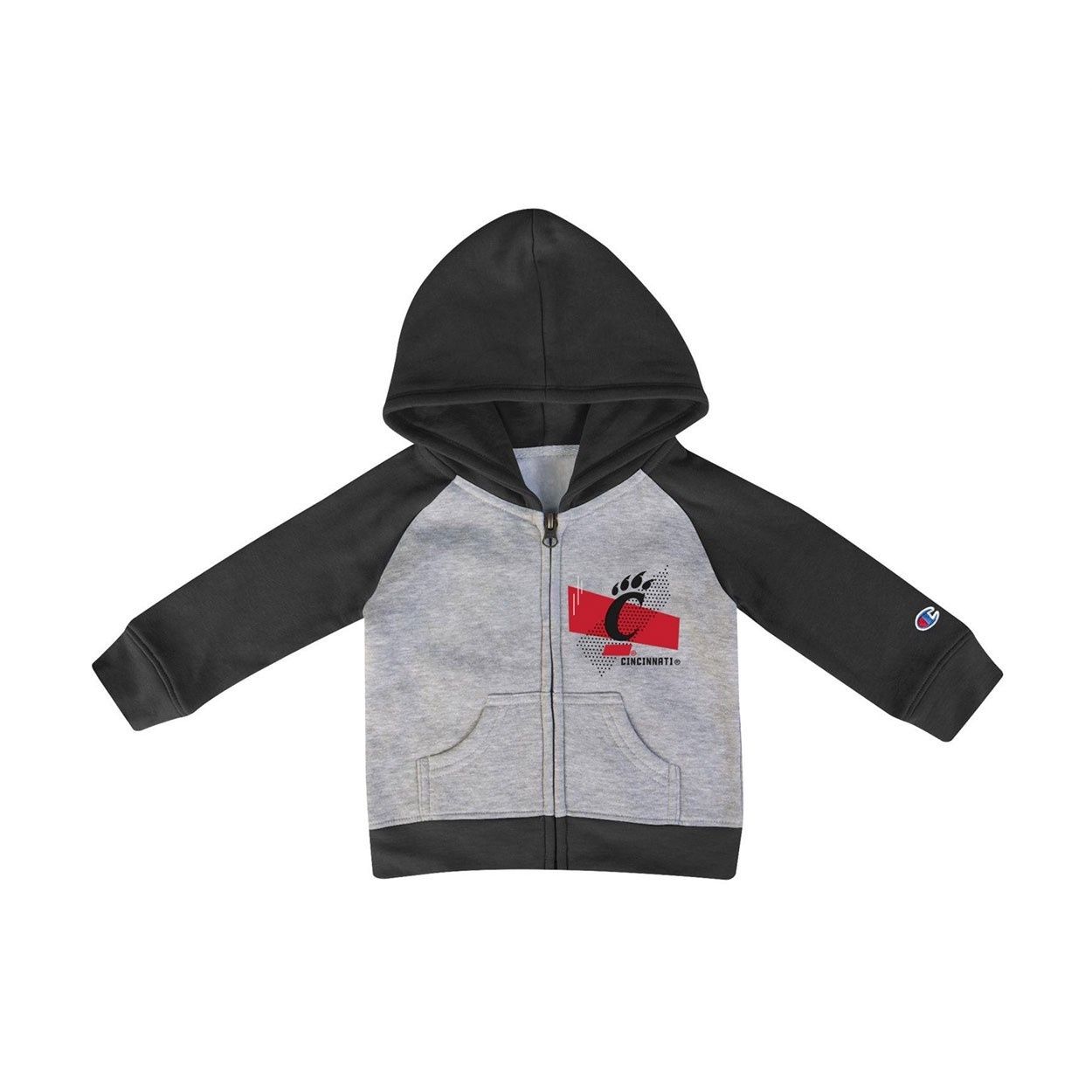 Champion Cincinnati Bearcats C-Paw Youth Full-Zip Hood, Size: 2T