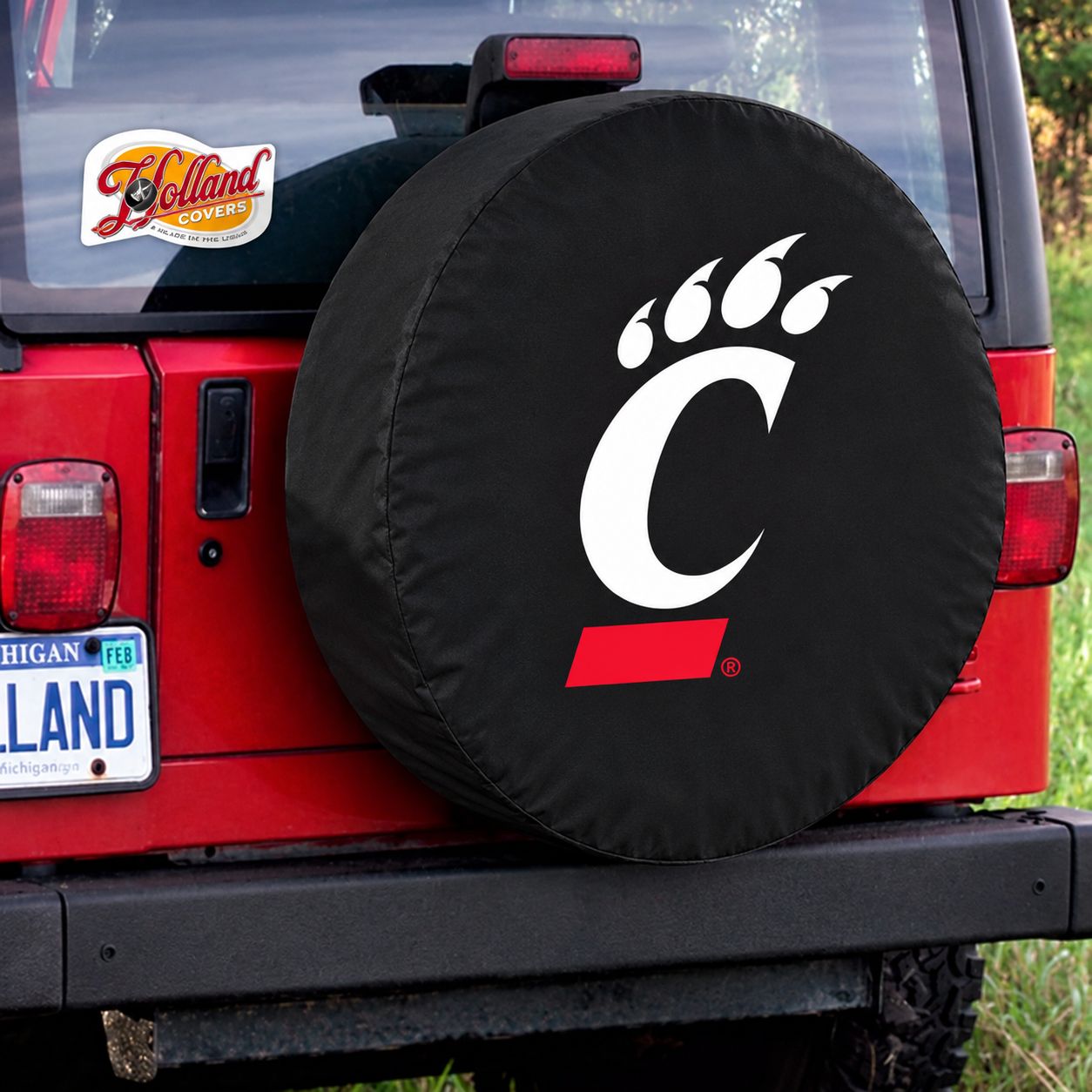 University of Cincinnati Bearcats C-Paw Spare Tire Cover
