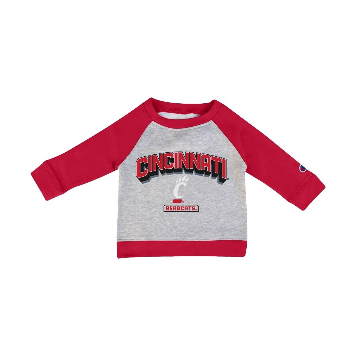 Champion Cincinnati Bearcats C-Paw Infant Crew, Size: 2T
