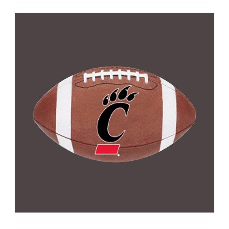 Auto Decal - Football with C-Paw, Size: MINI
