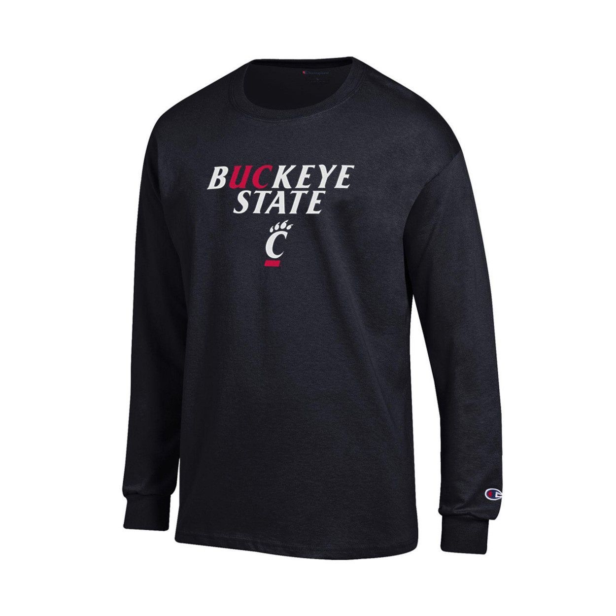 Cincinnati Buckeye State Champion Long Sleeve Tee, Size: 2XL