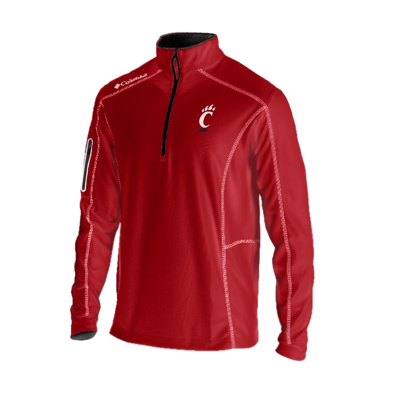 Columbia Cincinnati Bearcats Shotgun 1/4 Zip