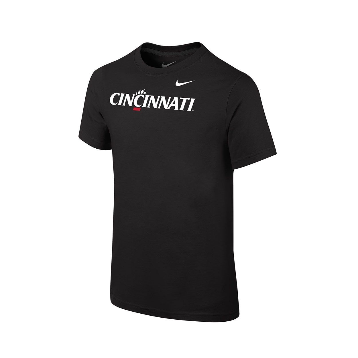 Nike Cincinnati Bearcats Youth Black Core Short Sleeve Tee, Size: YS