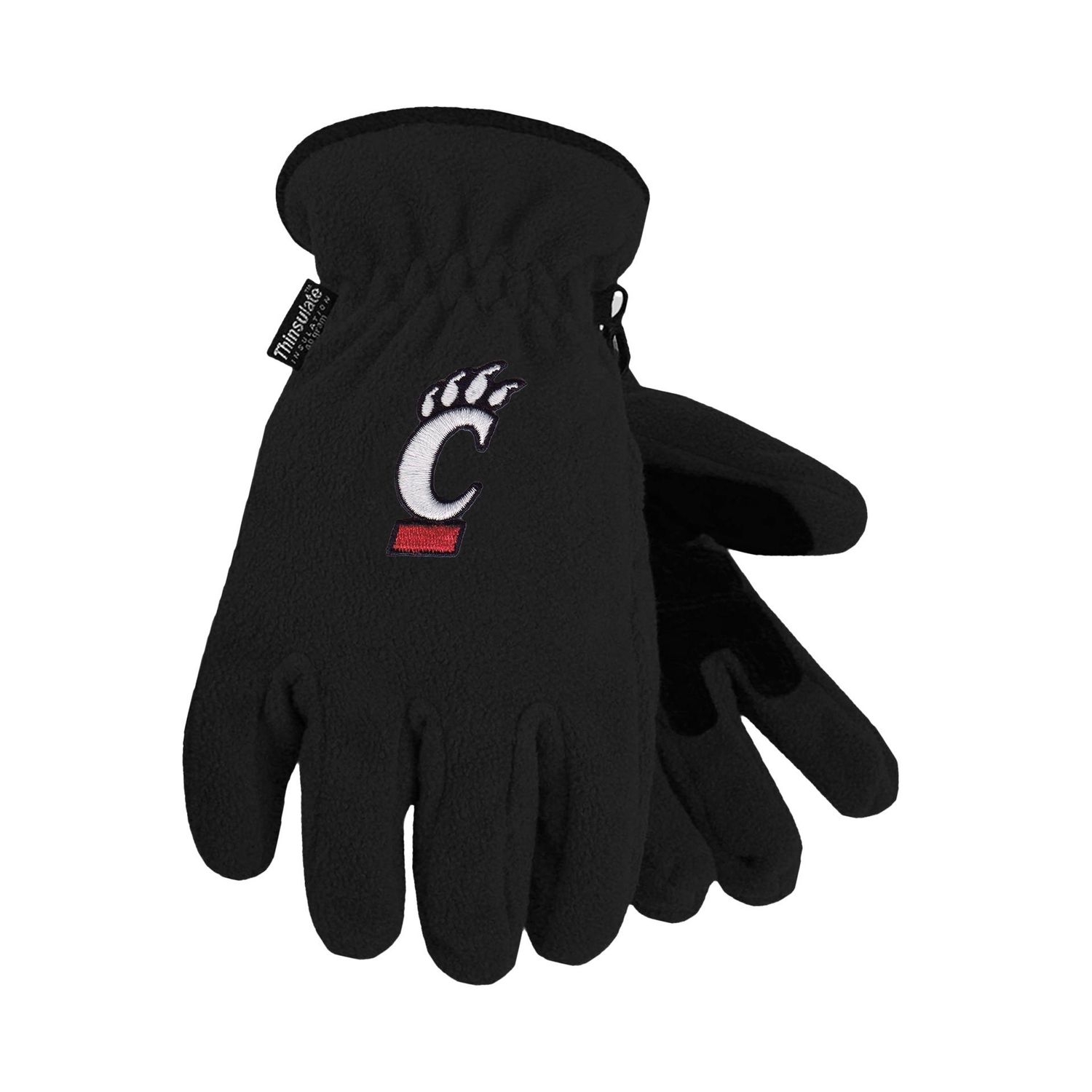Cincinnati Bearcats C-Paw Peak Thinsulate Gloves, Size: S