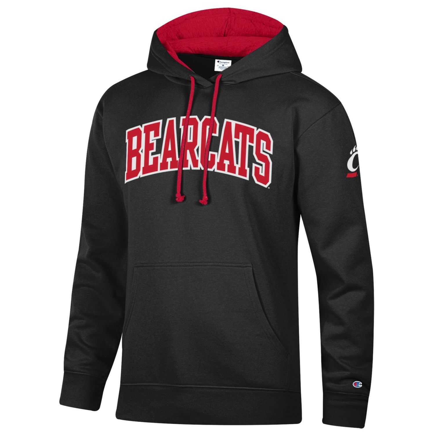 Stadium Hood with Red Lining and Strings, Size: S
