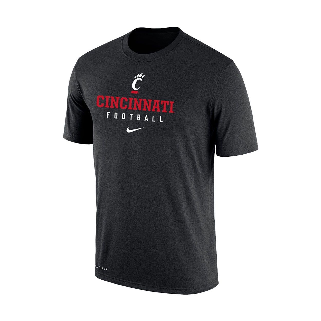 Cincinnati Bearcats Nike Dri-Fit Football T-shirt, Size: S