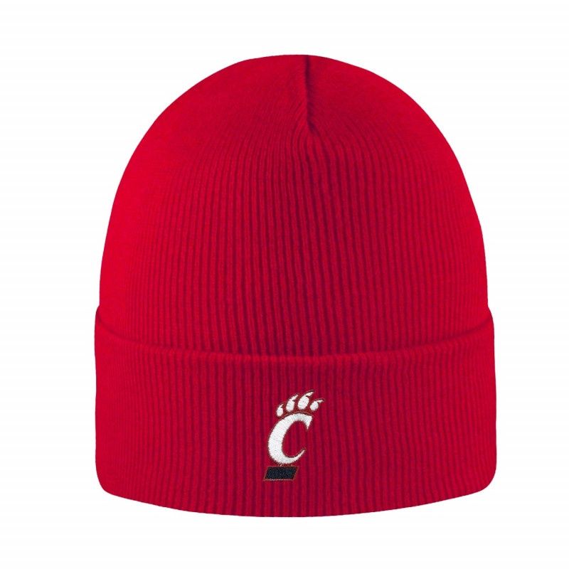 Cincinnati Cuffed C-Paw Beanie - Red