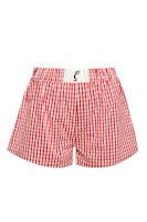W-Gameday gingham shorts