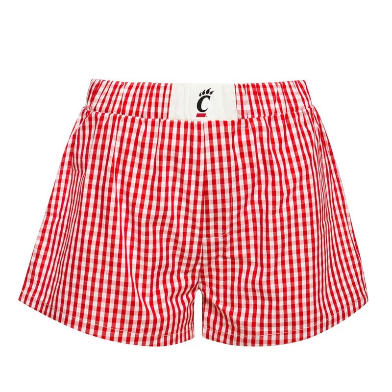 Cincinnati Bearcats Hype and Vice Gameday Gingham Shorts, Size: XS