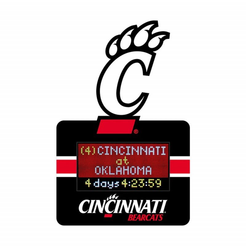 Cincinnati Bearcats C-Paw TeamTicker, Color: C-PAW