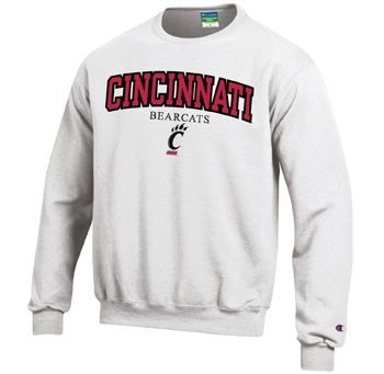 Cincinnati Bearcats Champion Embroidered Crew