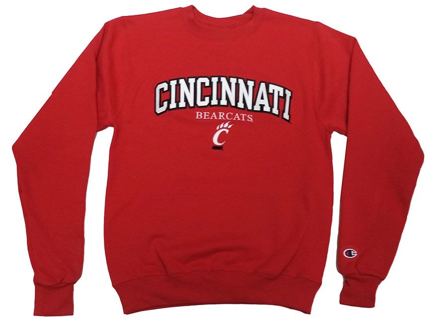 Cincinnati Bearcats Champion Embroidered Crew