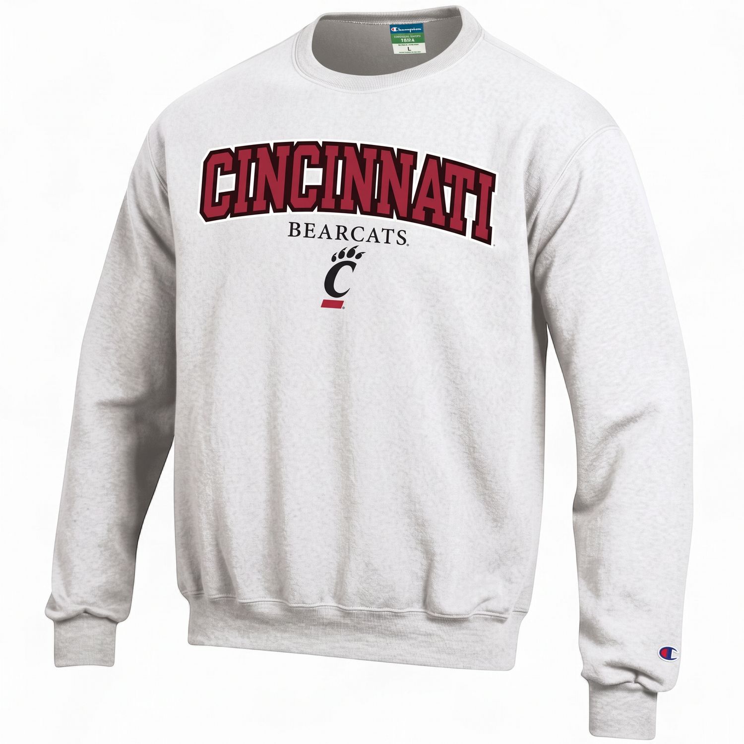 Champion Cincinnati Bearcats Embroidered Crewneck Sweatshirt