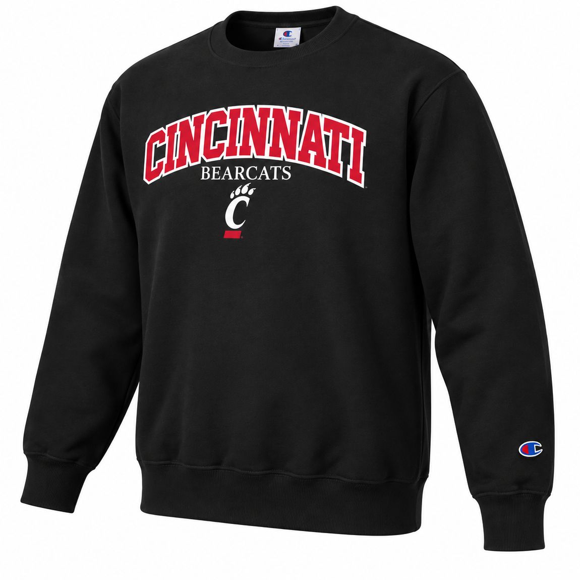 Champion Cincinnati Bearcats Embroidered Crewneck Sweatshirt