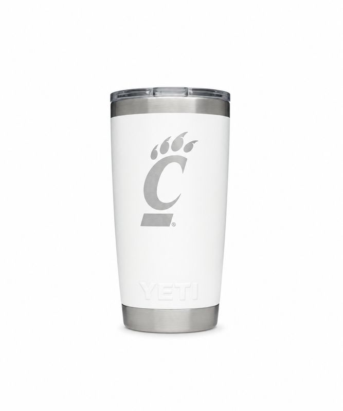 Yeti Cincinnati Bearcats 20oz White Tumbler