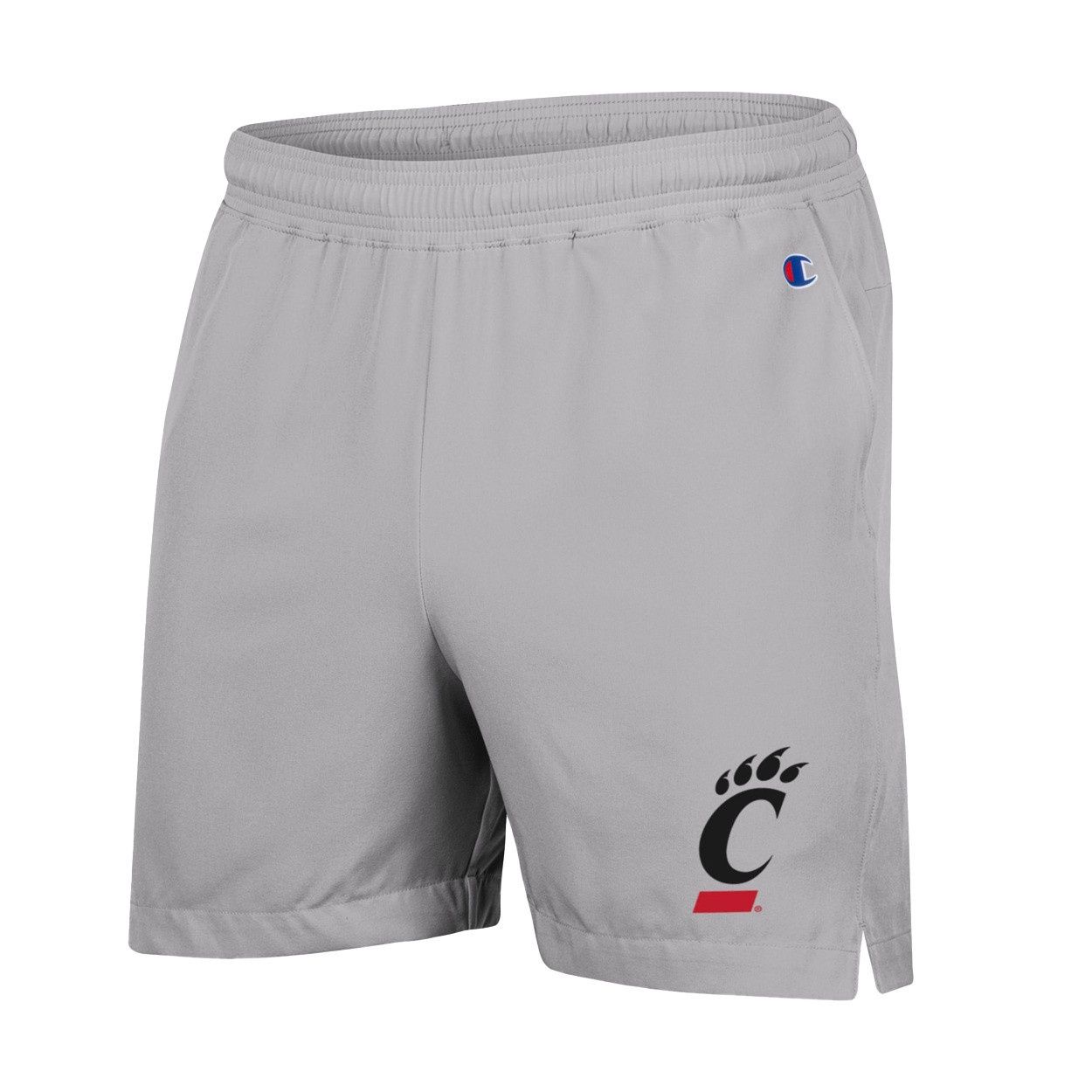 Champion Cincinnati C-Paw Woven Shorts, Color: BLACK, Size: 2XL