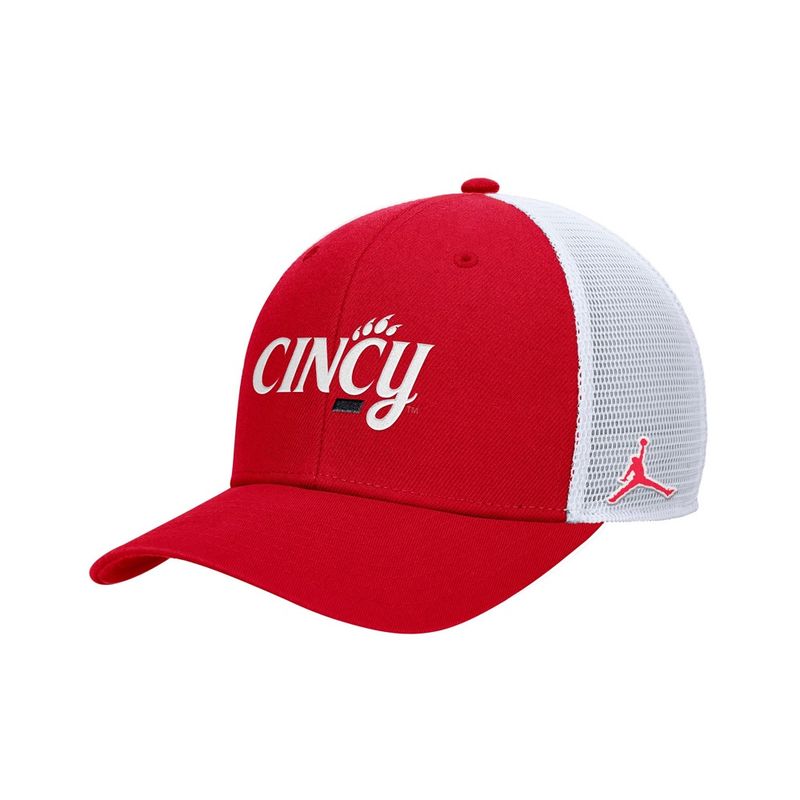 Cincinnati Bearcats Nike Jumpman Cincy Script Trucker - Red