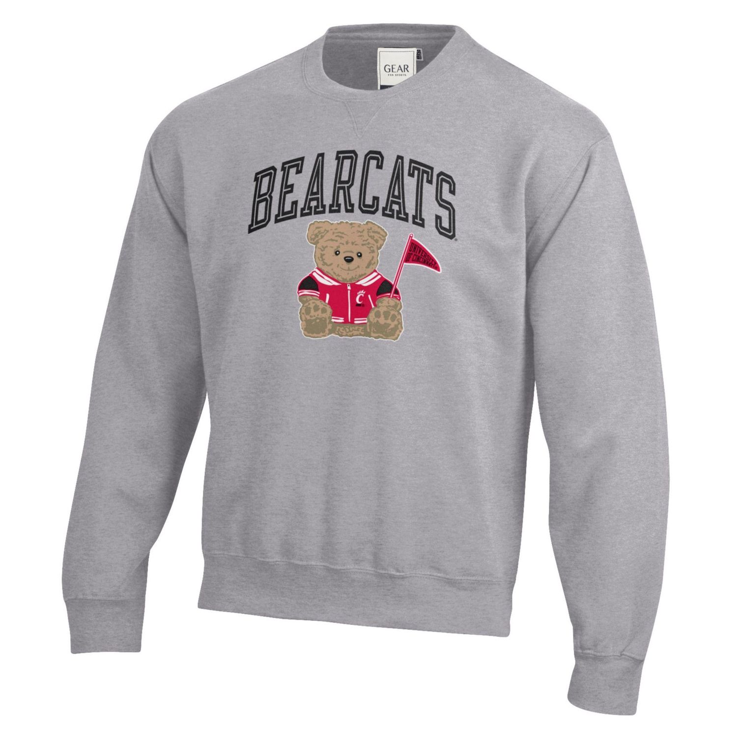 Varsity Bear grey crew, Size: S