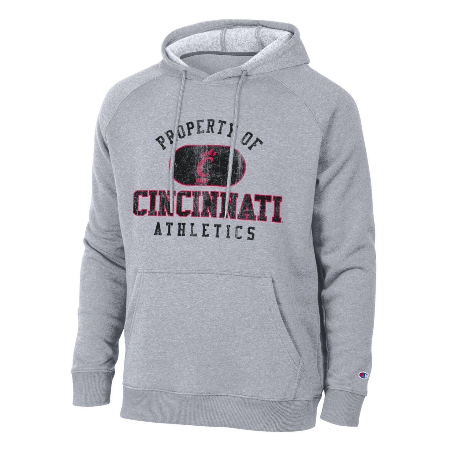 Champion GRAY Triumph Hood Property of..., Size: S