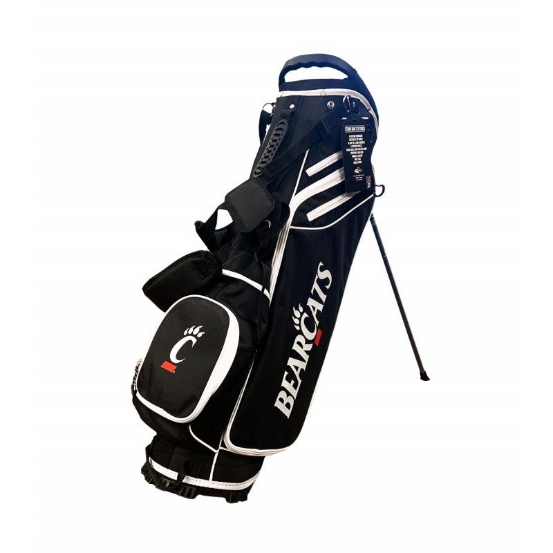 Cincinnati Bearcats Golf Bag - Black, Color: BLACK
