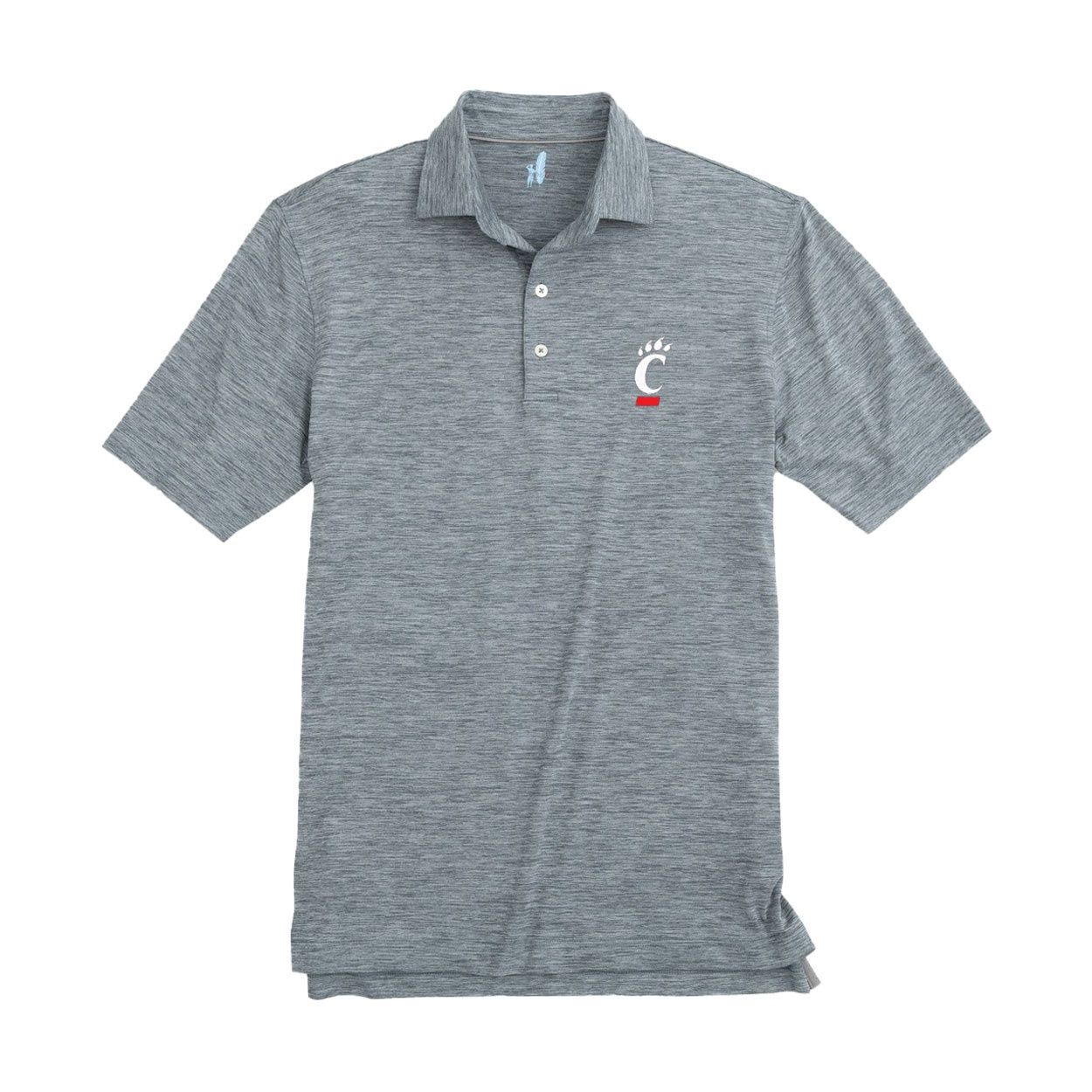 Johnnie-O Cincinnati Bearcats Black Huron Polo, Size: S