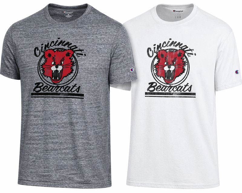 Cincinnati Bearcats Champion 1980s Logo T-shirt