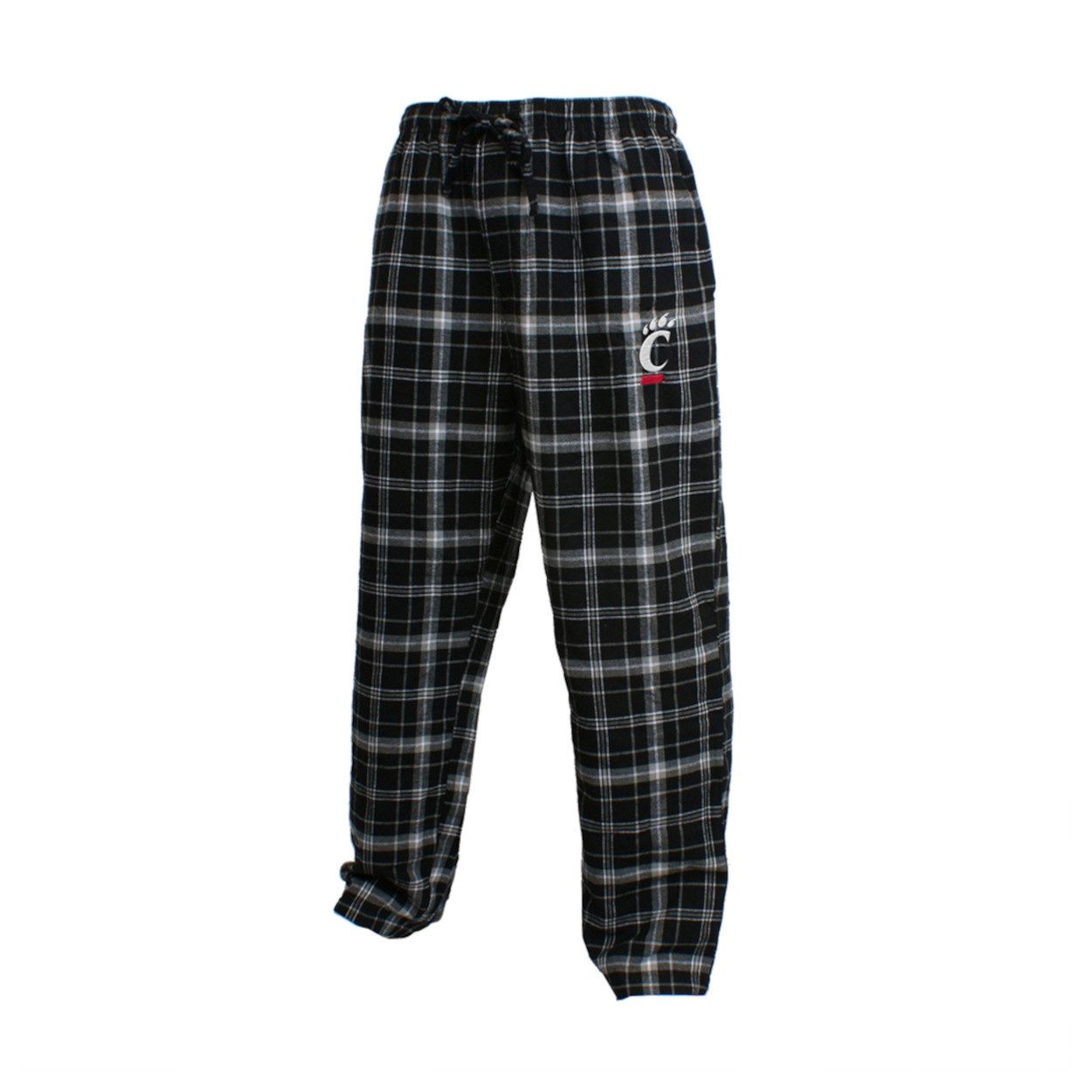 Cincinnati Bearcats C-Paw Men's Flannel Pants, Size: S