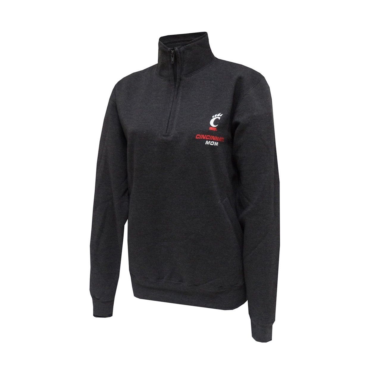 Champion Cincinnati Mom Graphite Fleece Quarter Zip, Size: 2XL