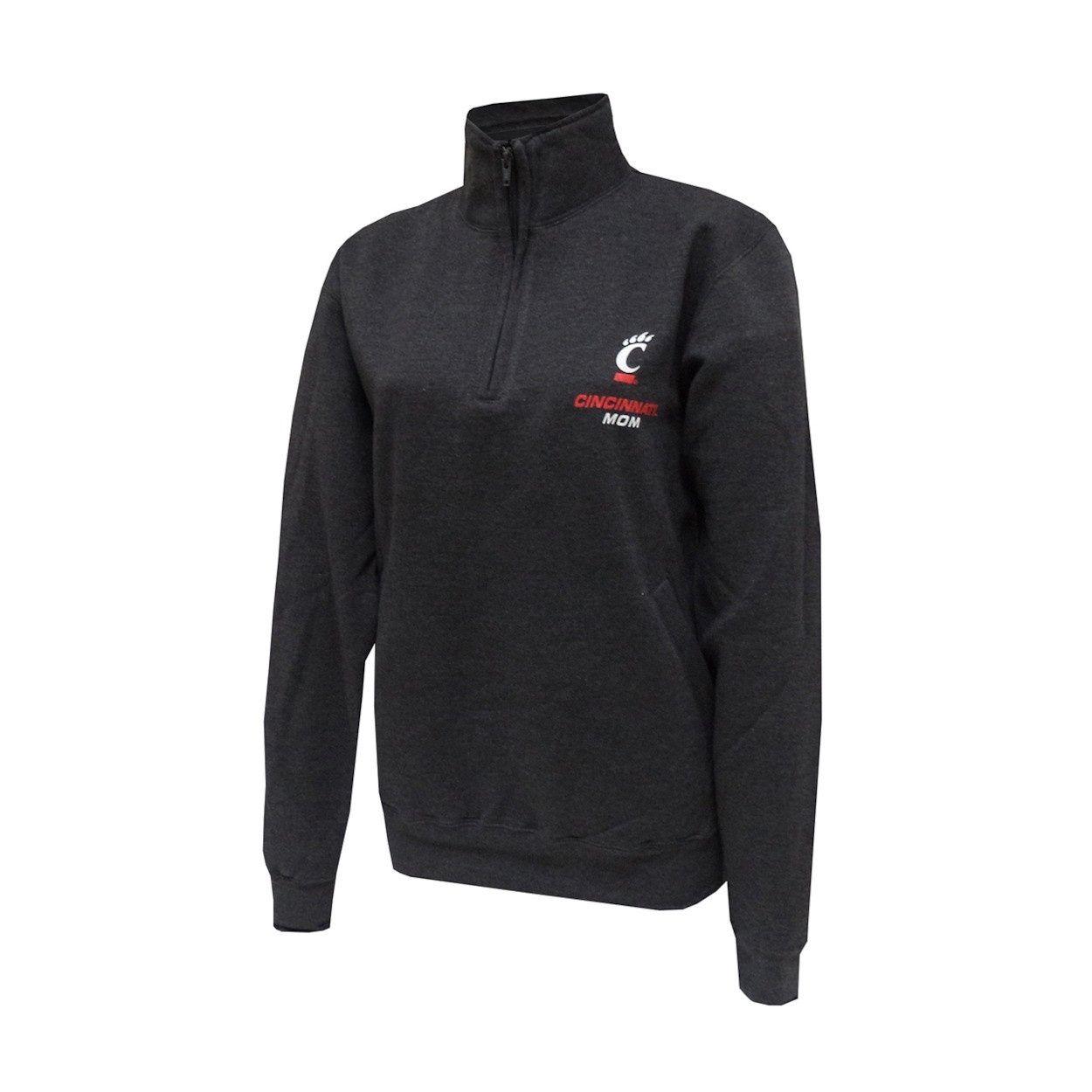 Champion Cincinnati Mom Graphite Fleece Quarter Zip, Size: XS