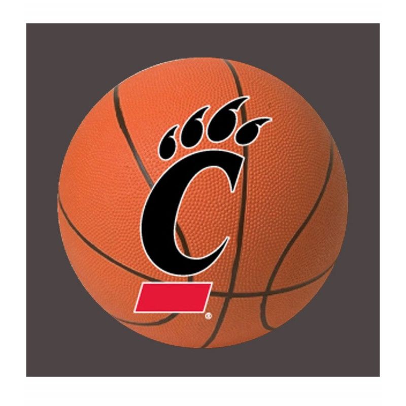 Auto Decal - C-Paw Basketball, Size: MINI
