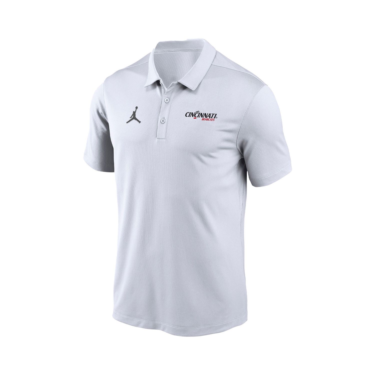 Cincinnati Bearcats Nike Jumpman White Polo, Size: S