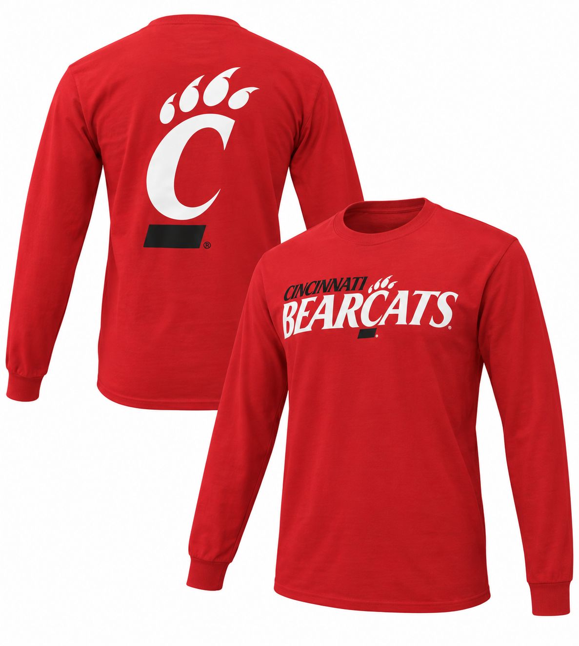 University of Cincinnati Bearcats C-Paw Long Sleeve T-Shirt