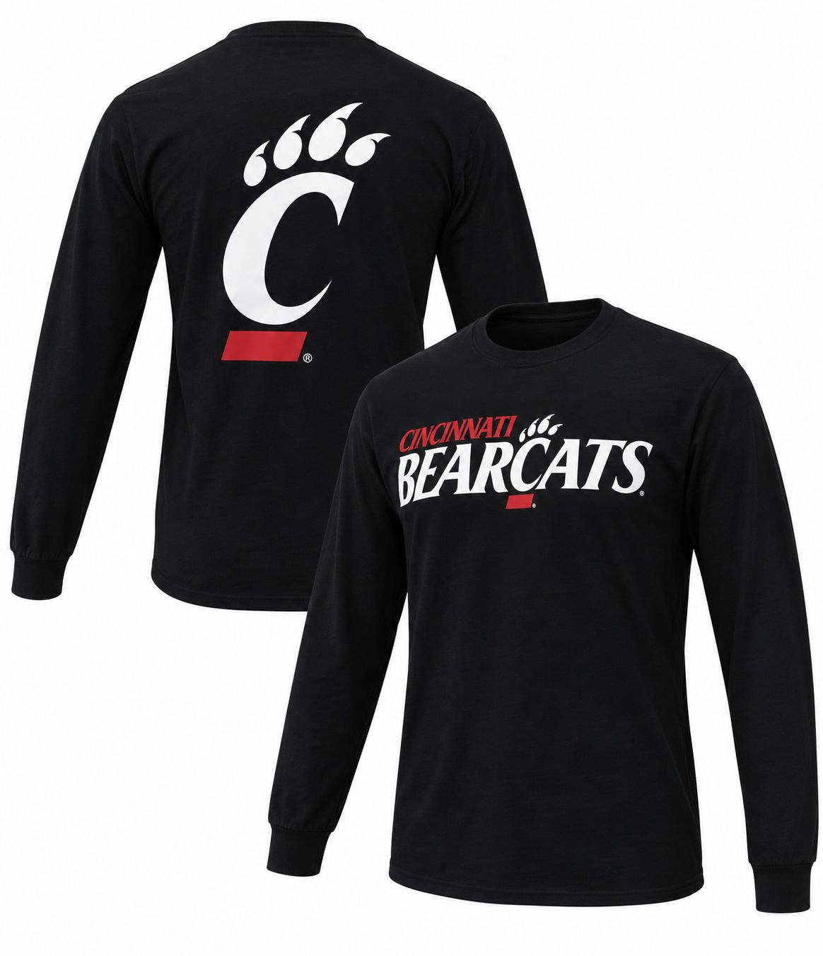 University of Cincinnati Bearcats C-Paw Long Sleeve T-Shirt