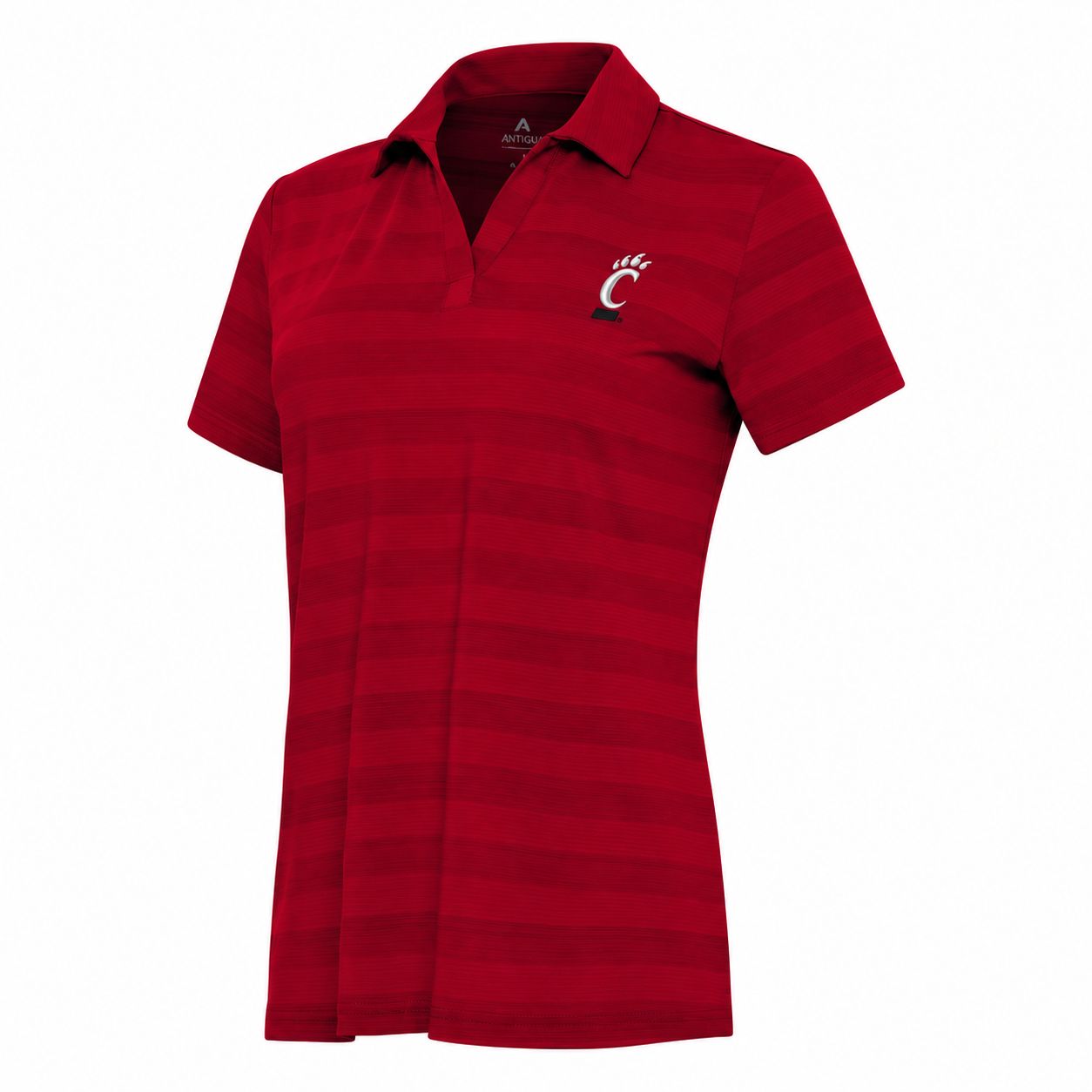 Cincinnati Bearcats Women's C-Paw Tonal Stripe Polo, Size: S