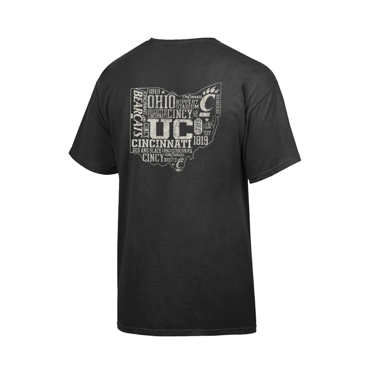 Cincinnati Bearcats Verbiage State T-shirt