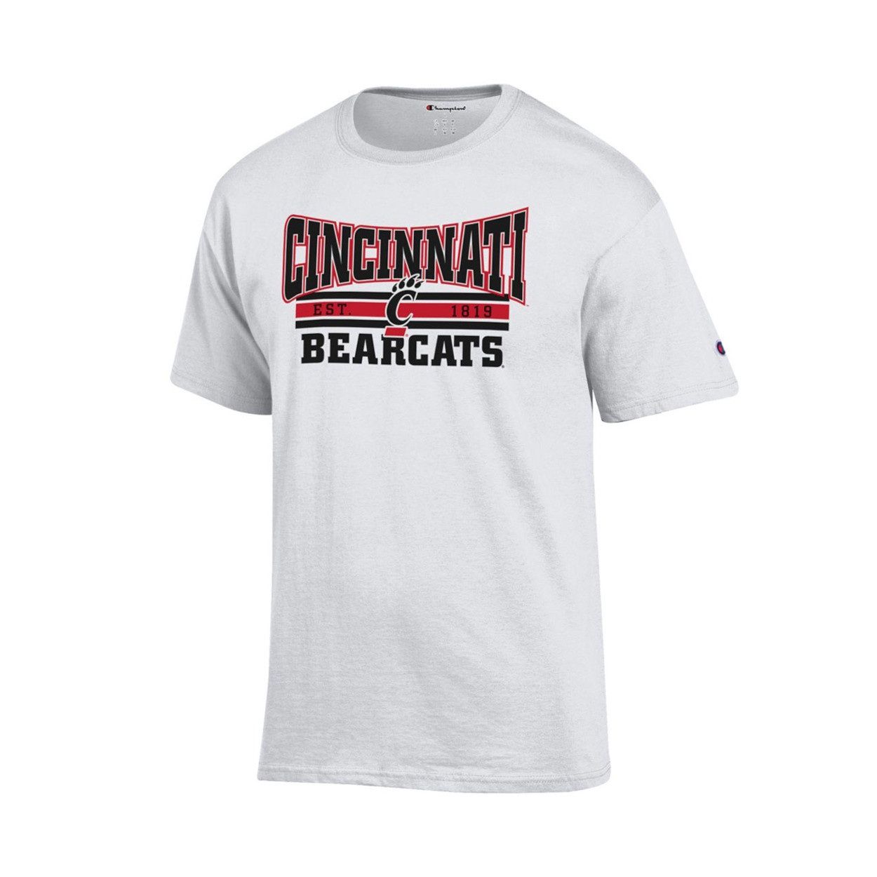 Cincinnati Bearcats Champion Bar Design T-shirt, Size: S